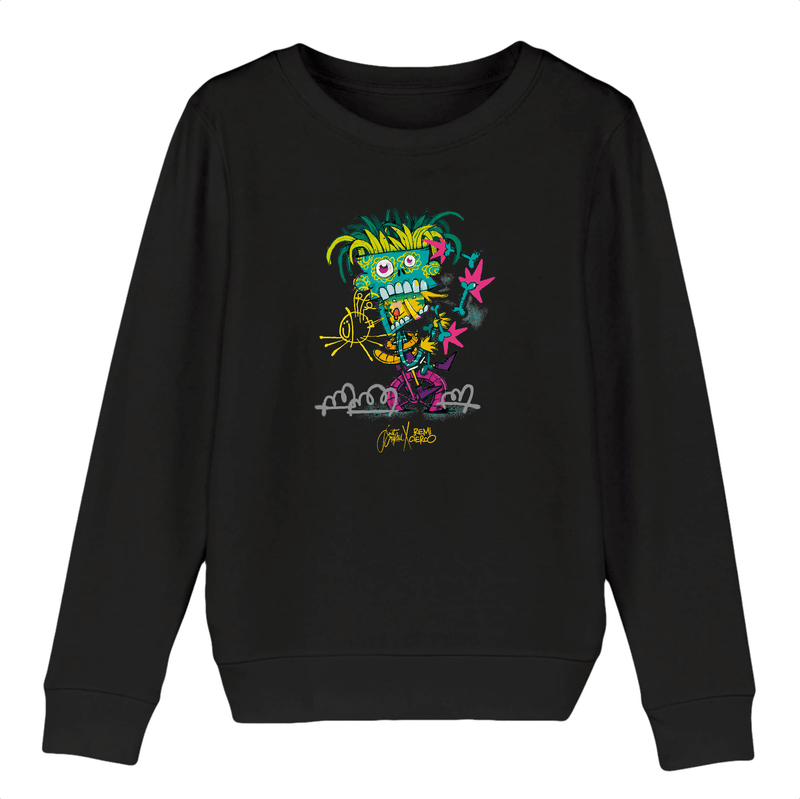 Sweat-shirt Enfant - "Cycl' hop!" - Bio - Just Crafted