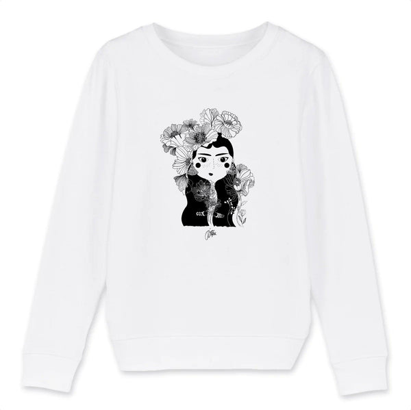 Sweat-shirt Enfant - "Frida" - Bio - Just Crafted