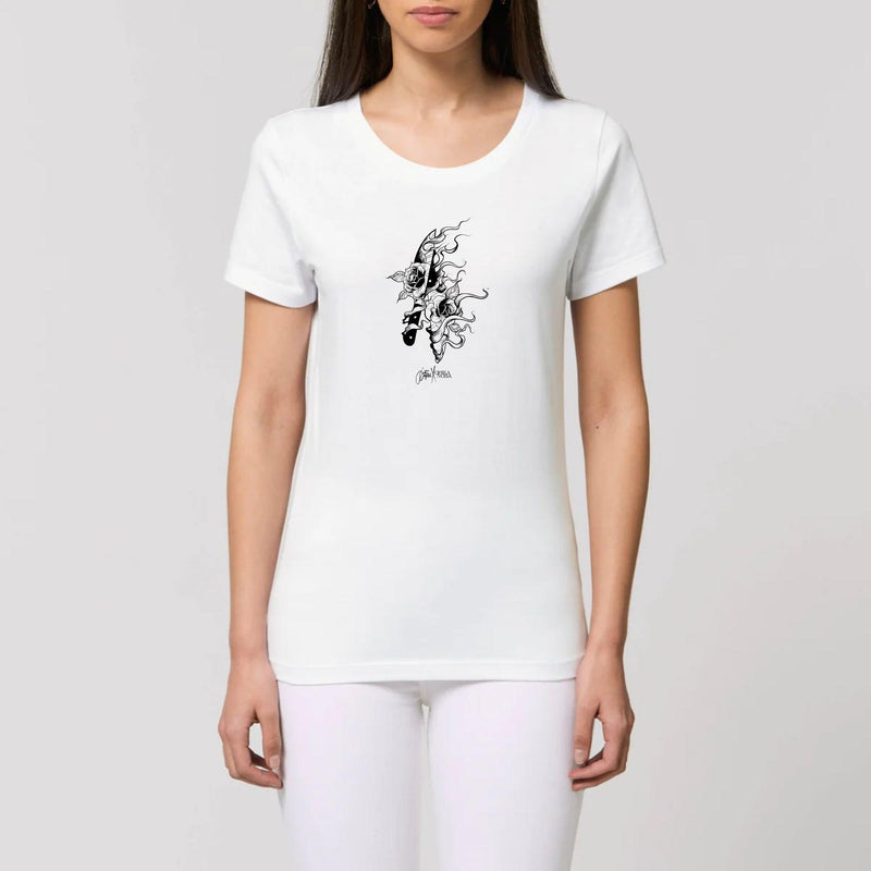 T-shirt Femme - "Knives" - 100% Coton BIO - Just Crafted