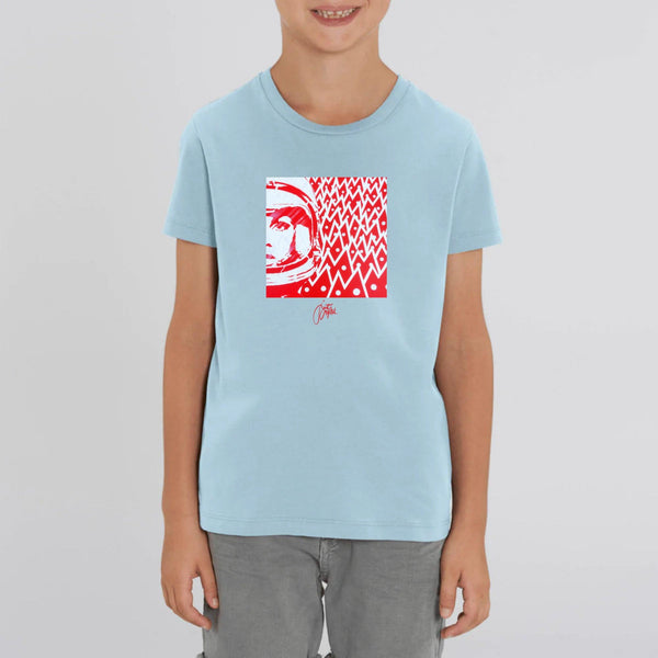 T-shirt Enfant - "La voyageuse M" - Coton bio - Just Crafted