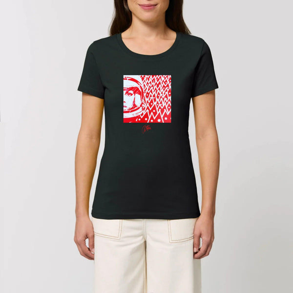 T-shirt Femme - "La voyageuse M" - 100% Coton BIO - Just Crafted