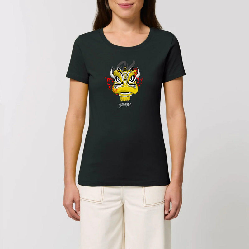 T-shirt Femme - "LION CNY" - 100% Coton BIO - Just Crafted