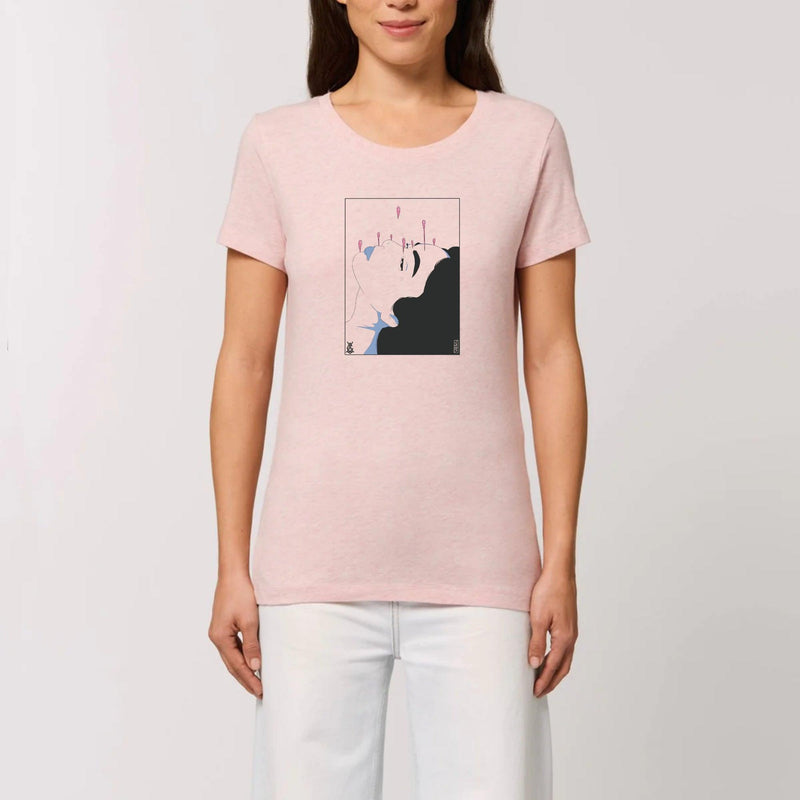 T-shirt Femme - "Namida" - 100% Coton BIO - Just Crafted