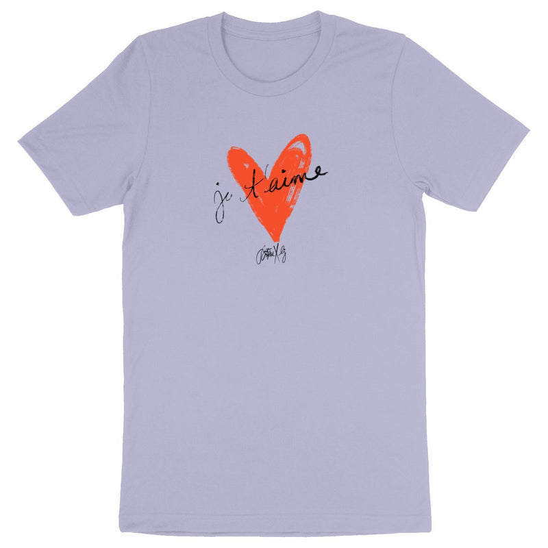 T-shirt Unisexe - "Je t'aime" - Bio