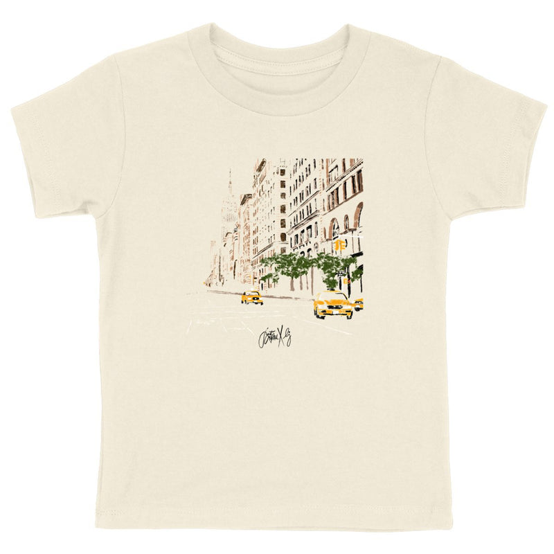T-shirt Enfant - "Yellow cab" - Bio