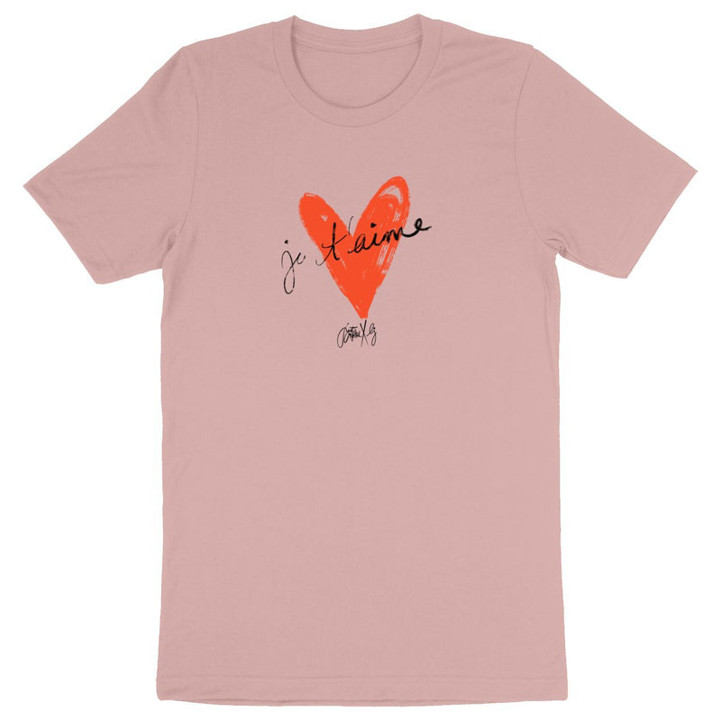 T-shirt Unisexe - "Je t'aime" - Bio