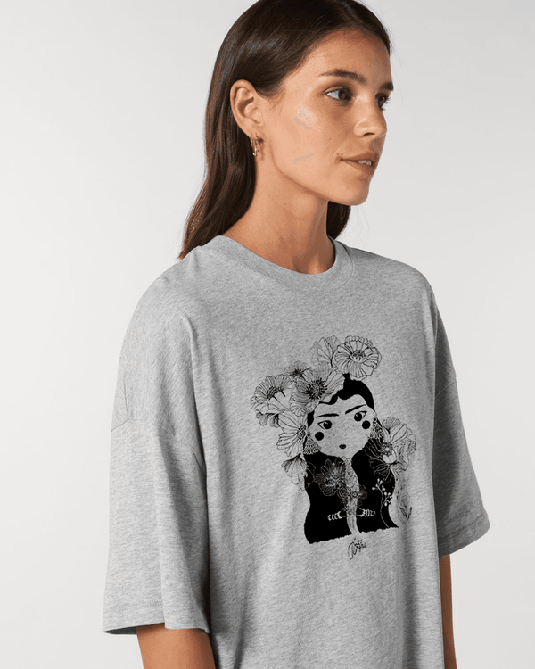 Robe T-shirt Femme - "Frida" - 100% Coton BIO - Just Crafted
