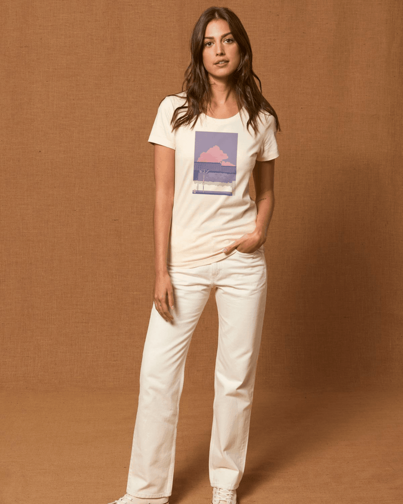 T-shirt Femme - "Kumo" - 100% Coton BIO - Just Crafted